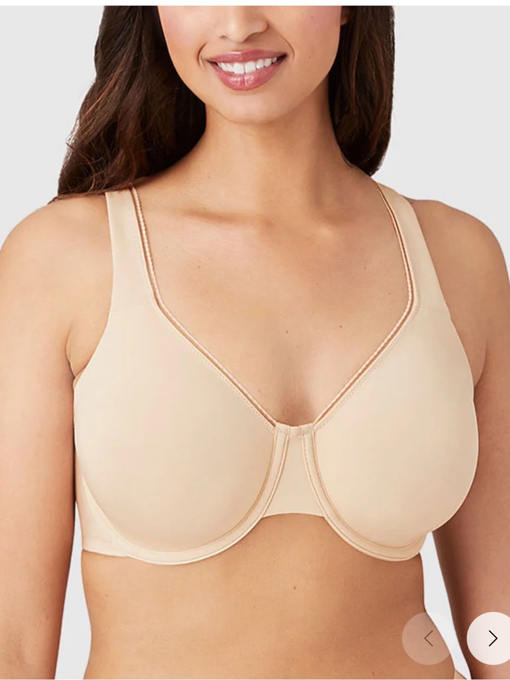 Wacoal High Standards Underwire Bra in Nude/Beige